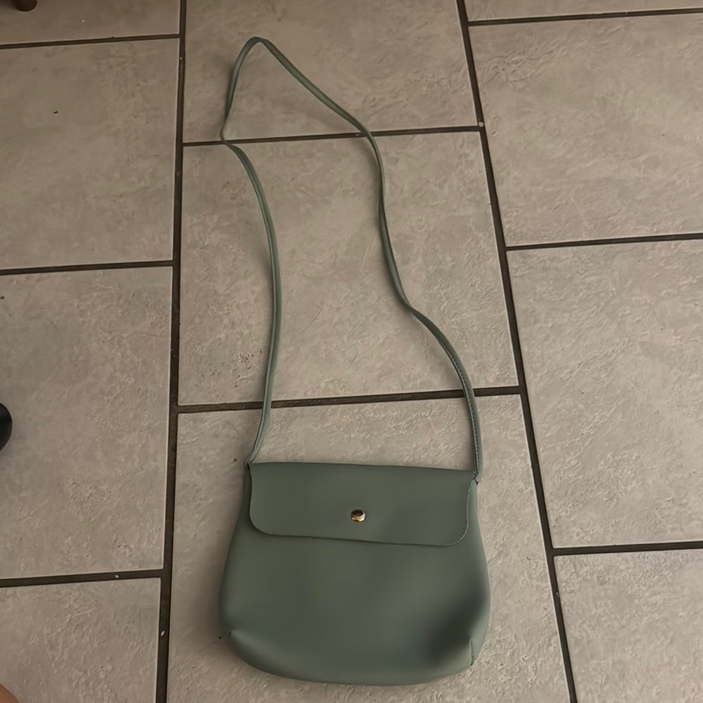 Elegant Sage Green Crossbody Bag